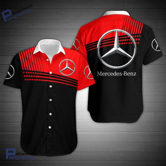 Mercedes Benz Aloha Shirt Hawaiian Aloha Shirt Hawaiian Shorts Beach Short Shirt, Hawaiian Shirt Gift, Christmas Gift