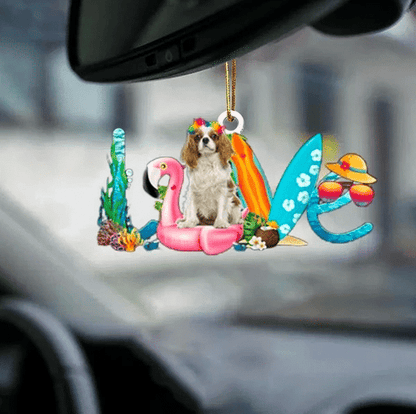 Cavalier King Charles Spaniel Christmas Ornament, Happy Christmas Ornament, Christmas Gift, Christmas Decoration
