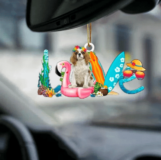 Cavalier King Charles Spaniel Christmas Ornament, Happy Christmas Ornament, Christmas Gift, Christmas Decoration