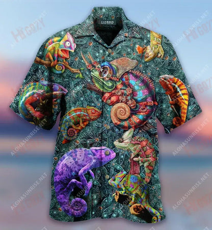 I Just Freakin Love Lizards, Ok Hawaiian Shirt Hobbies Short Sleeve Tactical Hawaiian Shirt Hawaiian Shirt Pattern, Hawaiian Shirt Gift, Christmas Gift