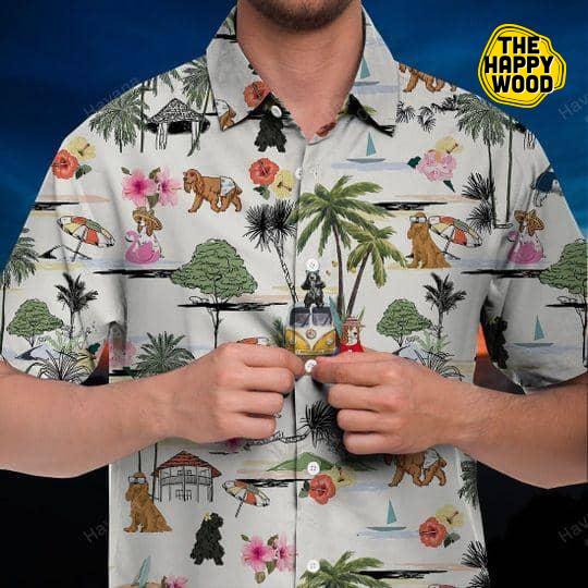 Cocker Spaniel Hawaiian Shirt Hawaiian Shirt Hawaii Beach Retro, Hawaiian Shirt Gift, Christmas Gift