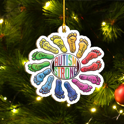 Autism Awareness Ornaments Set, Autism Christmas Ornaments, Autism Ornaments Set Family Gift Idea