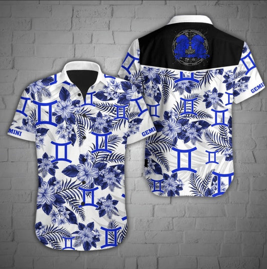 Gemini Hawaiian Shirt, Hawaiian Shirt Gift, Christmas Gift