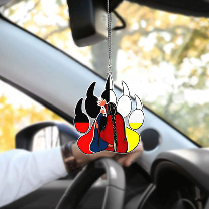 Native American Car Hanging Ornament, Best Ornament For Cars, Christmas Decoration