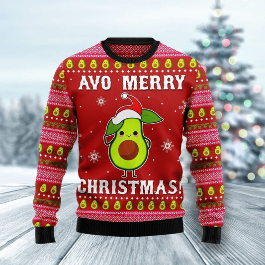 Avo Merry Christmas Ugly Christmas Sweater,Christmas Ugly Sweater,Christmas Gift,Gift Christmas 2022