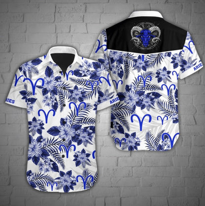 Aries Hawaiian Shirt, Hawaiian Shirt Gift, Christmas Gift