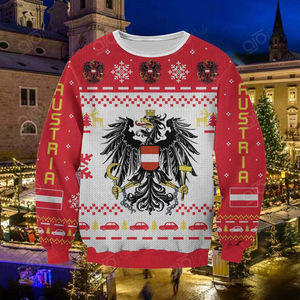 Austria Ugly Christmas Sweater, Christmas Ugly Sweater, Christmas Gift, Gift Christmas 2024