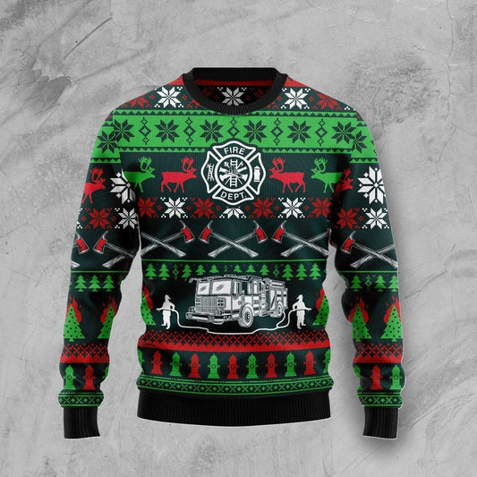 Awesome Firefighter Ugly Christmas Sweater,Christmas Ugly Sweater,Christmas Gift,Gift Christmas 2022