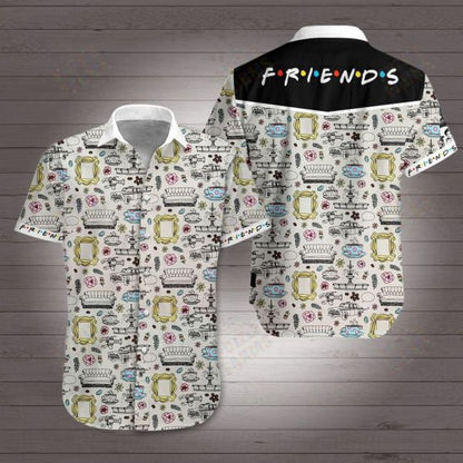 F.R.I.E.N.D.S Hawaiian Shirt, Hawaiian Shirt Gift, Christmas Gift