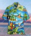 Amazing Alien Unisex Hawaiian Shirt, Hawaiian Shirt Gift, Christmas Gift