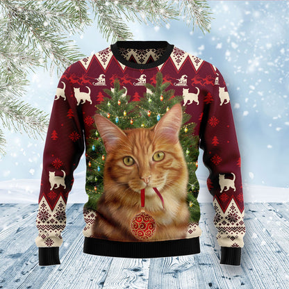 Cat Decor Pine Ugly Christmas Sweater, Christmas Ugly Sweater,Christmas Gift,Gift Christmas 2022