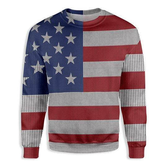 American Flag Ugly Christmas Sweater,Christmas Ugly Sweater,Christmas Gift,Gift Christmas 2022