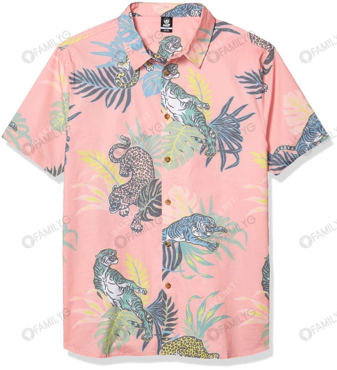 Men's Daily Button Up Hawaiian Shirt, Hawaiian Shirt Gift, Christmas Gift