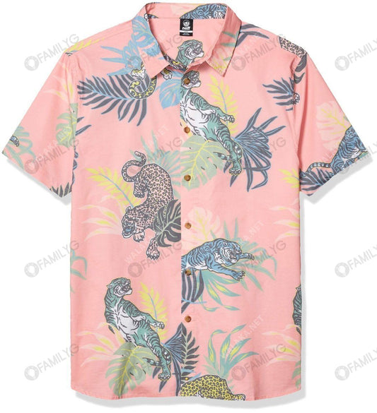 Men's Daily Button Up Hawaiian Shirt, Hawaiian Shirt Gift, Christmas Gift