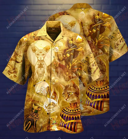 Cats Control Fantasy Time Short Hawaiian Shirt Summer Tropical Shirts Tactical Hawaiian Shirt Funny Hawaiian Shirts, Hawaiian Shirt Gift, Christmas Gift
