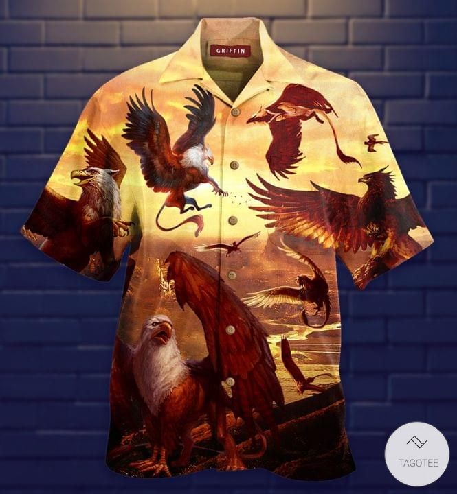 Griffin Hawaiian Shirt, Hawaiian Shirt Gift, Christmas Gift