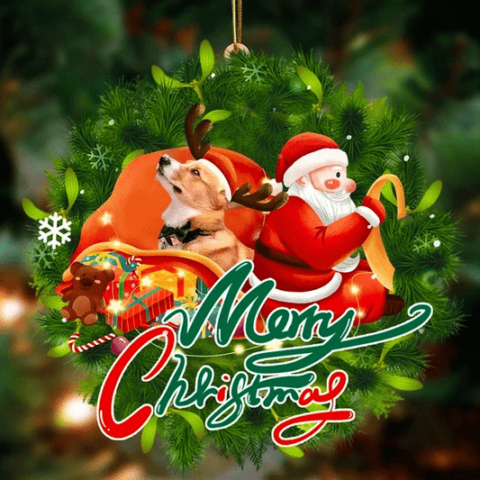 Corgi Christmas Ornament, Christmas Gift, Christmas Decoration
