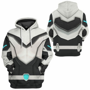 3D Voltron Legendary Defender Shiro Armor Custom Tshirt Hoodie Apparel