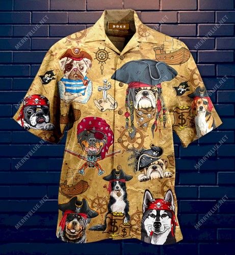 Dangerous Dogs Hawaiian Shirt, Hawaiian Shirt Gift, Christmas Gift