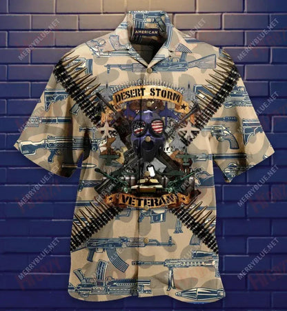 Powerful Soldiers Unisex Short Sleeve Shirt Summer Hawaiian T Shirts Tactical Hawaiian Shirt Hawaiian Shirt Pattern, Hawaiian Shirt Gift, Christmas Gift