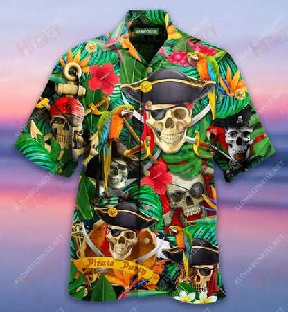 Sailors Tell Stories, Pirates Make Ledgends Unisex Hawaiian Shirt Hobbies Short Sleeve Hawaiian Crazy Shirts Hawaiian Shirts For Men, Hawaiian Shirt Gift, Christmas Gift
