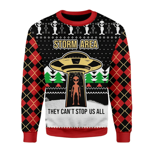 Alien Ugly Christmas Sweater, Christmas Ugly Sweater,Christmas Gift,Gift Christmas 2022