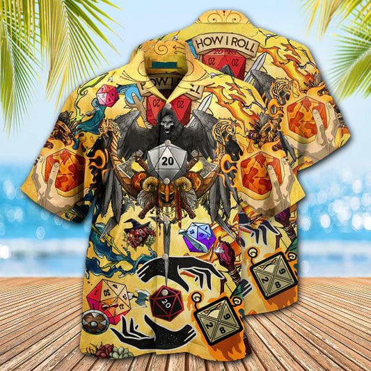 Take A Chance And Roll The Dice Edition Hawaiian Shirt, Hawaiian Shirt Gift, Christmas Gift