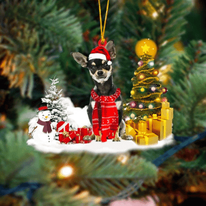 Chihuahua Christmas Ornament, Christmas Gift, Christmas Decoration