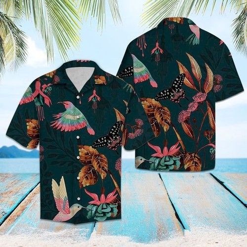 Floral Hawaiian Shirt Summer, Hawaiian Shirt Gift, Christmas Gift