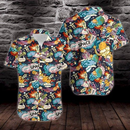 Cartoon Seamless Hawaiian Shirt, Hawaiian Shirt Gift, Christmas Gift