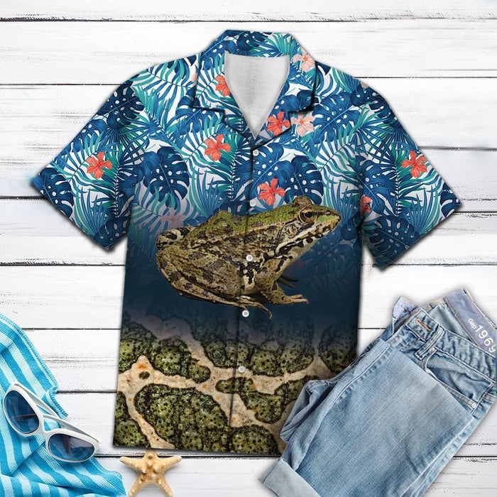 3D Frog Hawaiian Shirt, Hawaiian Shirt Gift, Christmas Gift