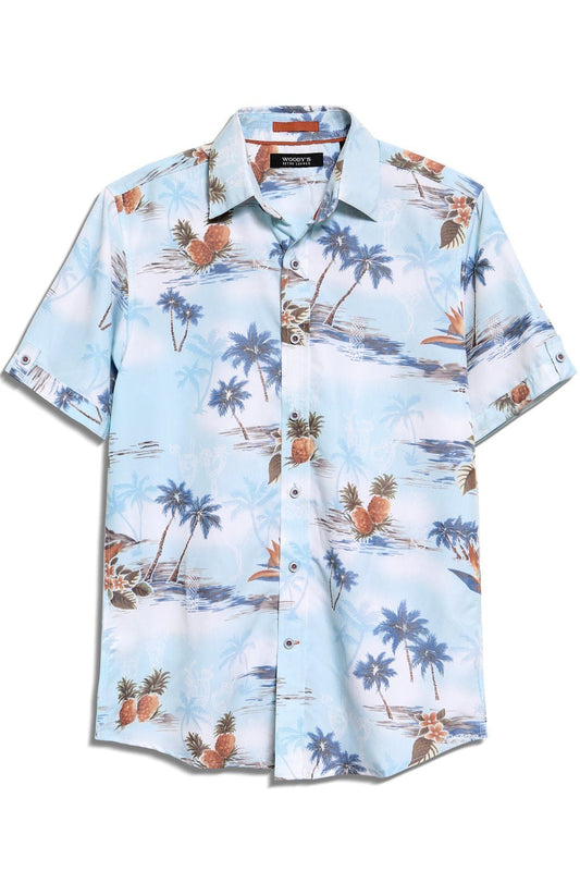 Classic Island  Hawaiian Aloha Shirt Hawaiian Shorts Beach Short Sleeve, Hawaiian Shirt Gift, Christmas Gift