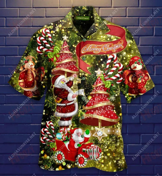 Believe In Magic Of Christmas Short Hawaiian Shirt Hobbies Short Sleeve Vintage Hawaiian Shirts Funny Hawaiian Shirts, Hawaiian Shirt Gift, Christmas Gift