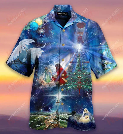 Jesus Is The Reason Christmas Short Hawaiian Shirt Ocean Tropical Shirts Hawaiian Crazy Shirts Hawaiian Shirt Pattern, Hawaiian Shirt Gift, Christmas Gift