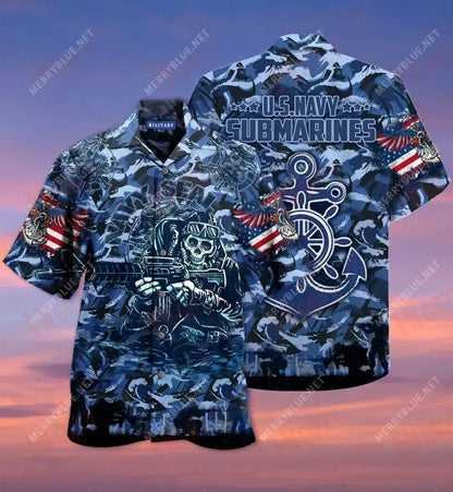 Proud Navy Soldiers Short Sleeve Shirt Summer Hawaiian T Shirts Custom Hawaiian Shirts Hawaiian Shirt Pattern, Hawaiian Shirt Gift, Christmas Gift