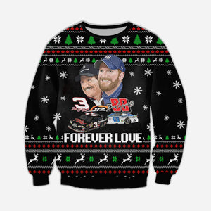 Dale Earnhardt Knitting Pattern 3D Print Ugly Sweater Hoodie All Over Printed, Christmas Ugly Sweater,Christmas Gift,Gift Christmas 2022