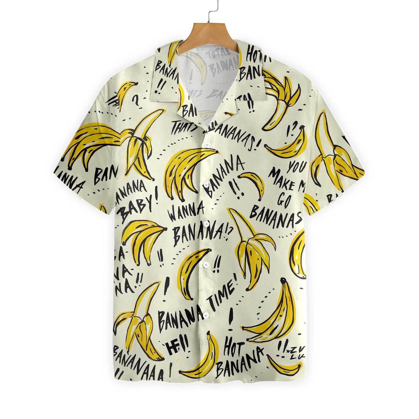 The Crop Of Banana Design Hawaiian Shirt,Hawaiian Shirt Gift, Christmas Gift
