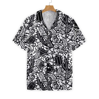 Deer Skull Crystal Seamless Pattern Design Hawaiian Shirt,Hawaiian Shirt Gift, Christmas Gift