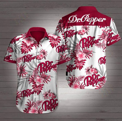 Dr Pepper Hawaiian Shirt, Hawaiian Shirt Gift, Christmas Gift