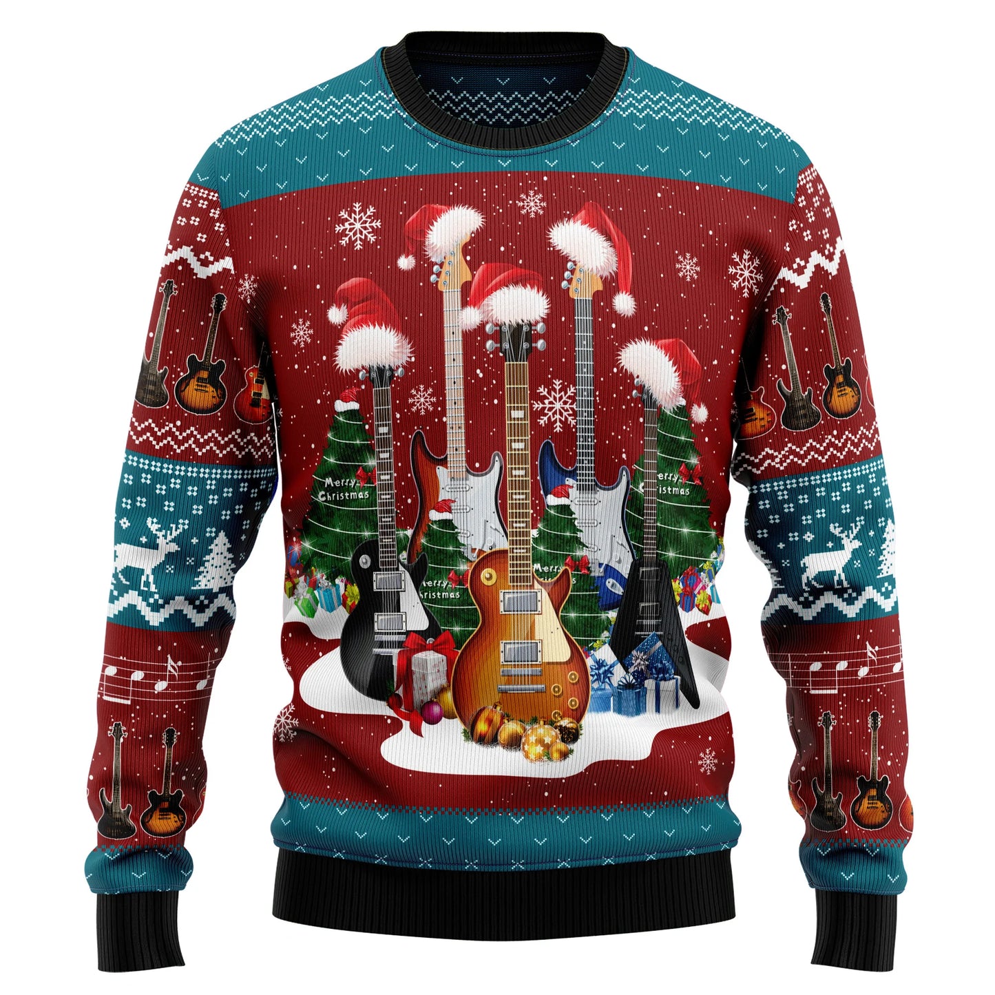 Guitar Christmas Ugly Christmas Sweater,Christmas Ugly Sweater,Christmas Gift,Gift Christmas 2024