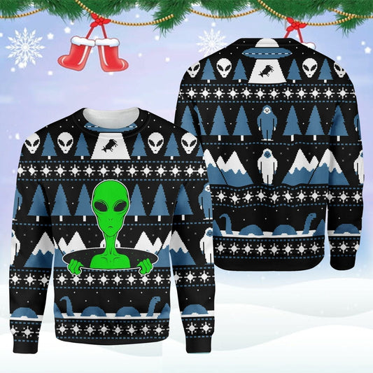 Alien Ugly Christmas Sweater, Christmas Ugly Sweater,Christmas Gift,Gift Christmas 2022
