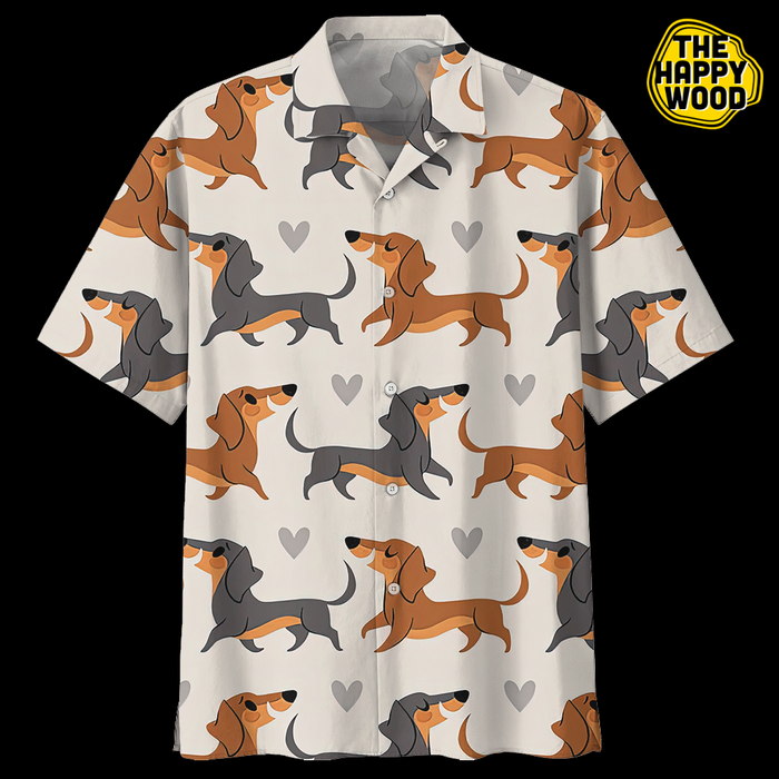 Dachshund Hawaiian Shirt, Hwaiian For Gift