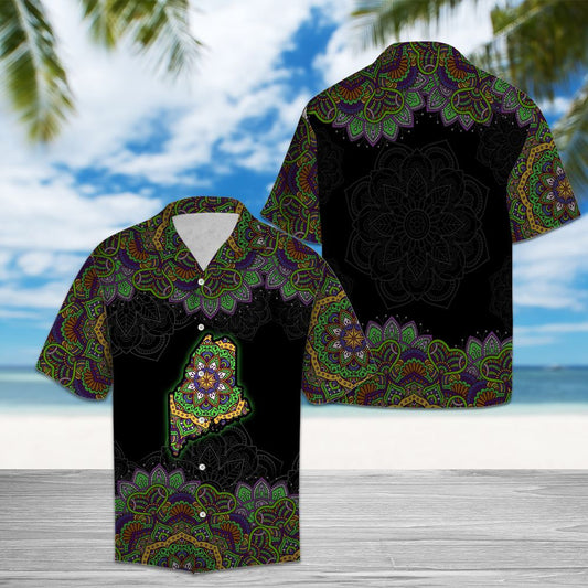 Beautiful Maine- Hawaiian Shirt,Hawaiian Shirt Gift, Christmas Gift