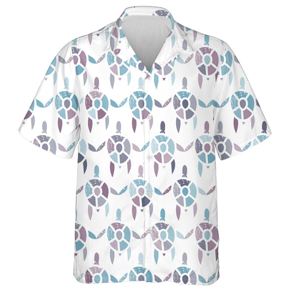 Ocean Theme Sea Turtles With Various Marine Animals Hawaiian Shirt, Hawaiian Shirt Gift, Christmas Gift