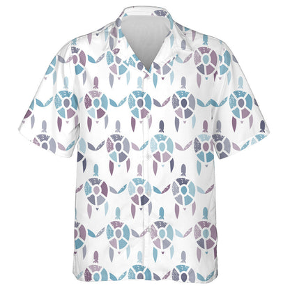 Ocean Theme Sea Turtles With Various Marine Animals Hawaiian Shirt, Hawaiian Shirt Gift, Christmas Gift