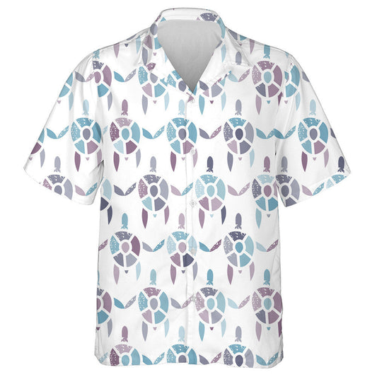 Ocean Theme Sea Turtles With Various Marine Animals Hawaiian Shirt, Hawaiian Shirt Gift, Christmas Gift