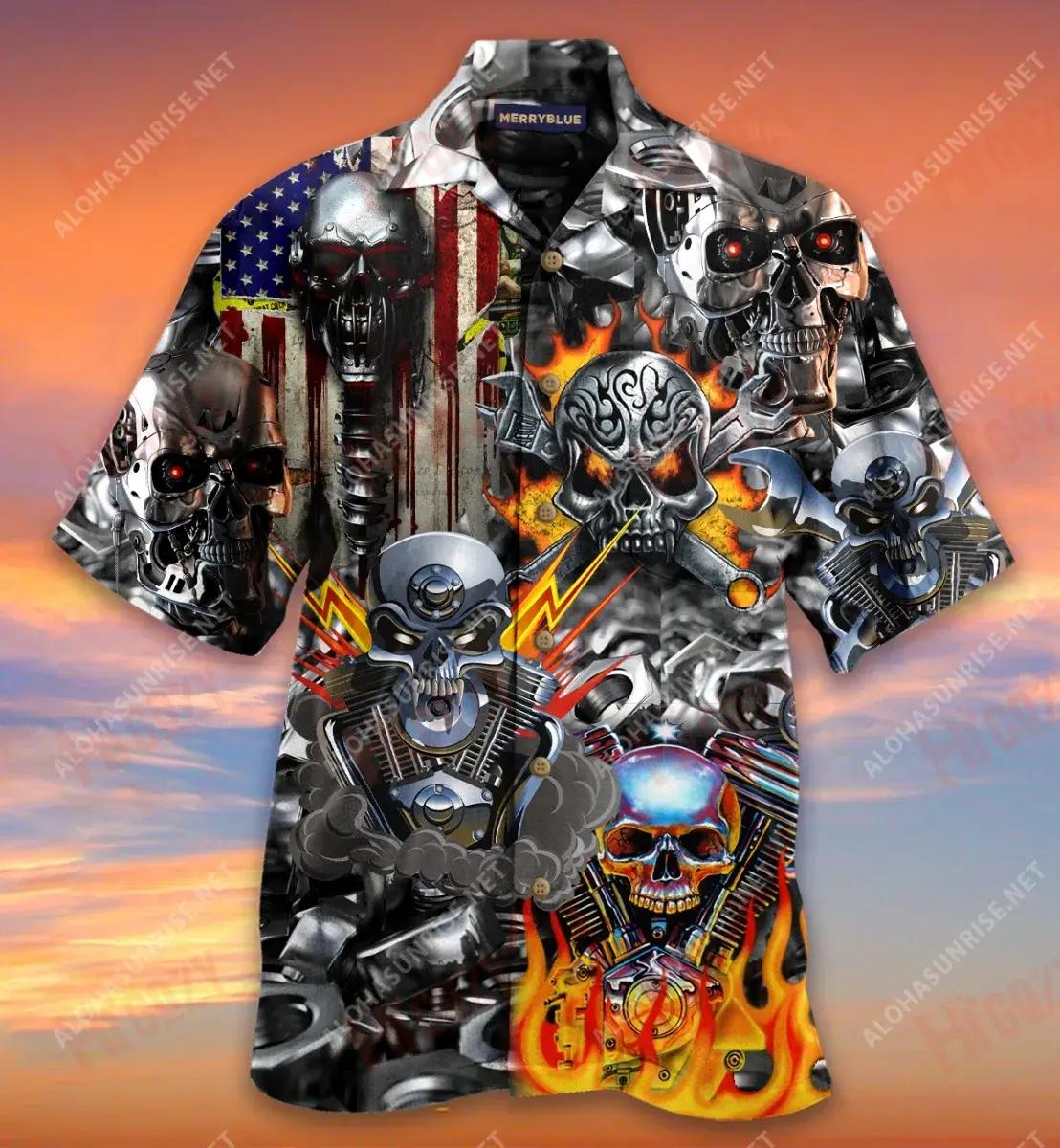 Don'T Fix Me Skull Unisex Hawaiian Shirt Ocean Short Sleeve Best Hawaiian Shirts Hawaiian Shirts For Men, Hawaiian Shirt Gift, Christmas Gift