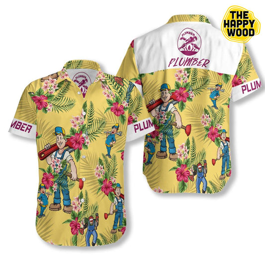 Plumber Hawaiian Shirt, Hawaiian Shirt Gift, Christmas Gift