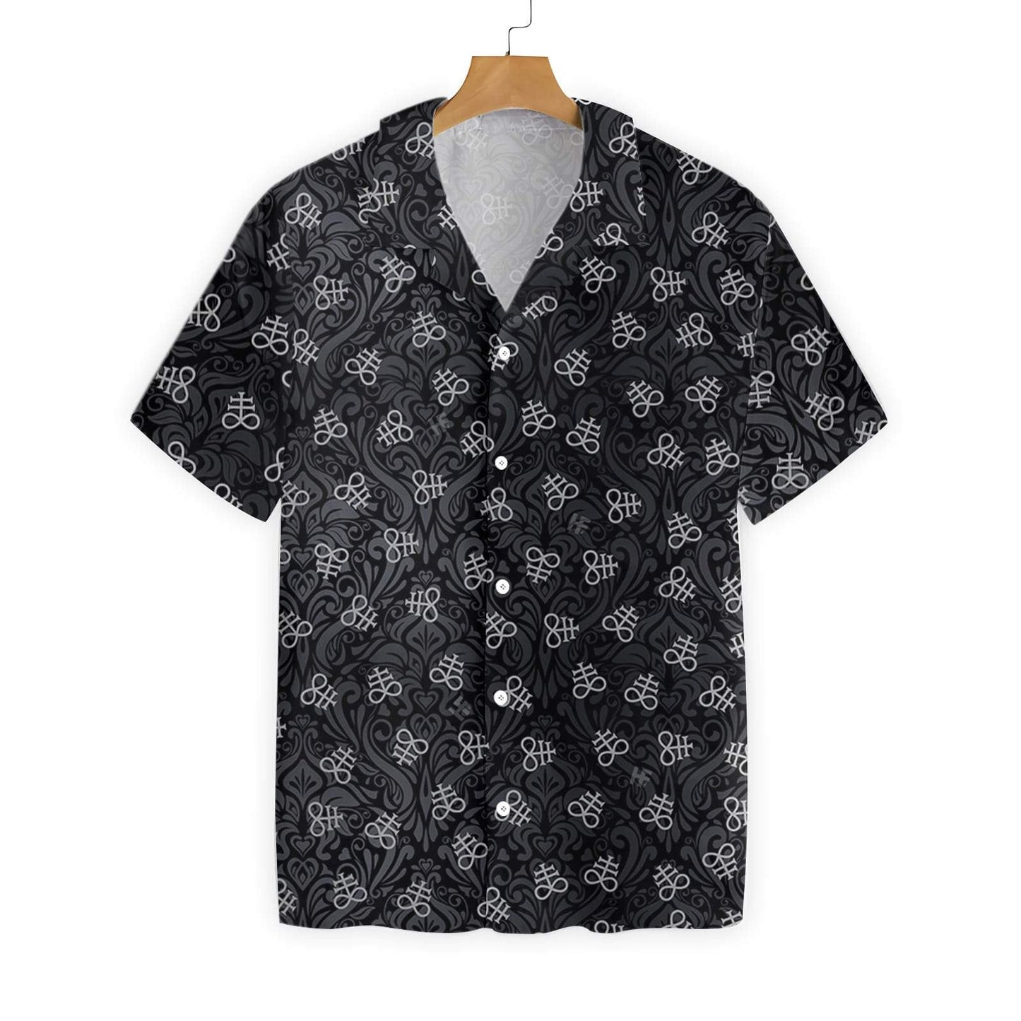 Cool Seamless Leviathan Cross Goth Design Hawaiian Shirt,Hawaiian Shirt Gift, Christmas Gift