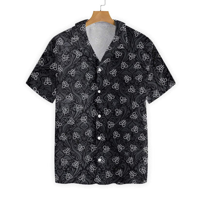 Cool Seamless Leviathan Cross Goth Design Hawaiian Shirt,Hawaiian Shirt Gift, Christmas Gift